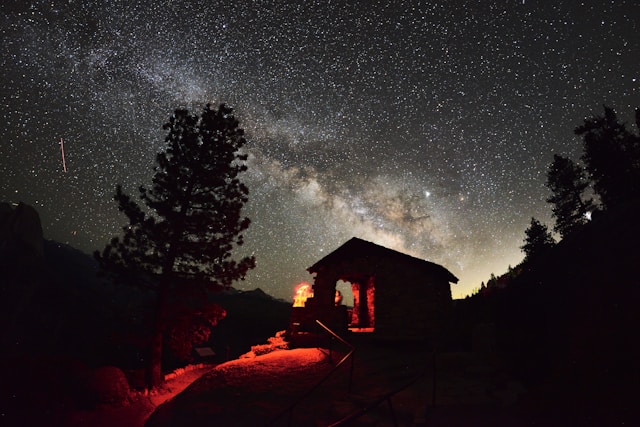 Observation des étoiles en pleine nature