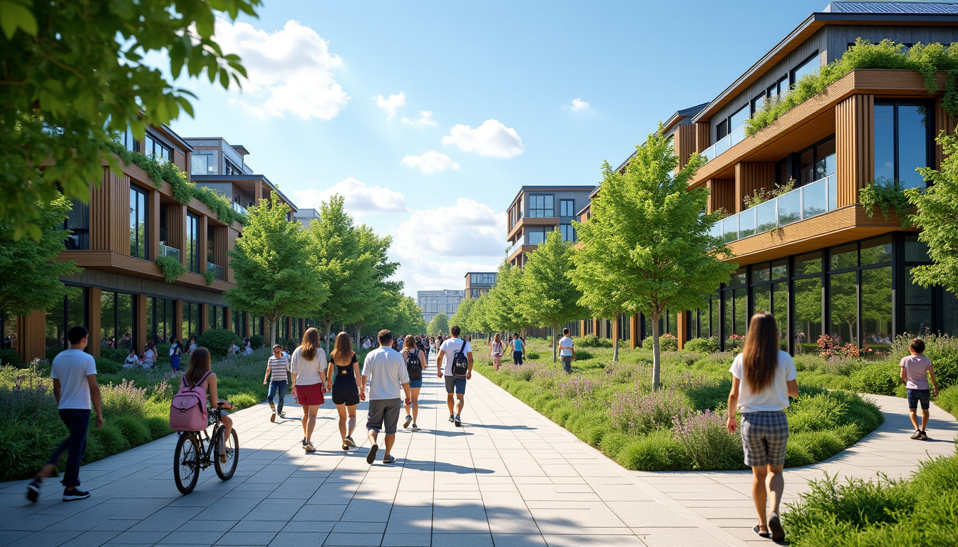 L&rsquo;essor des éco-quartiers en milieu urbain