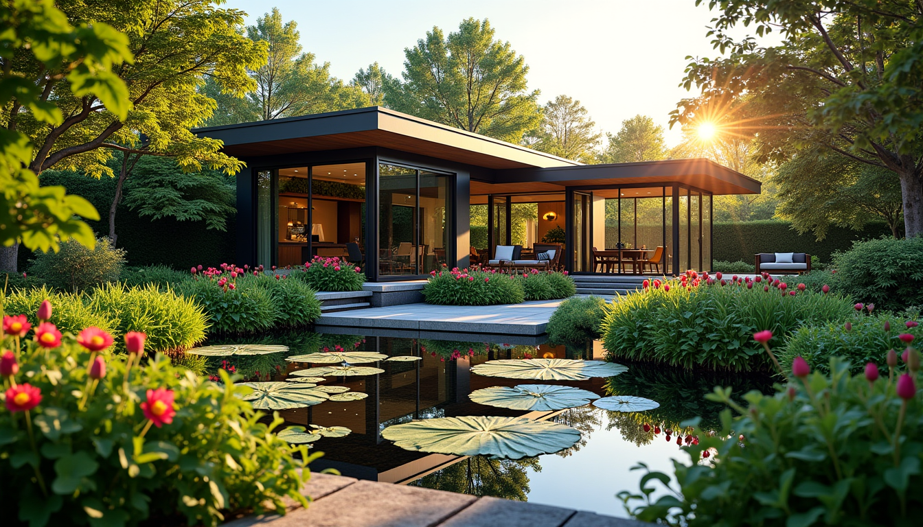 Créer un oasis : harmonie entre maison et jardin