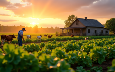 Cultiver l'harmonie : la magie des fermes durables