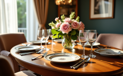 L'art de la table : comment dresser une jolie table conviviale et élégante pour vos invités