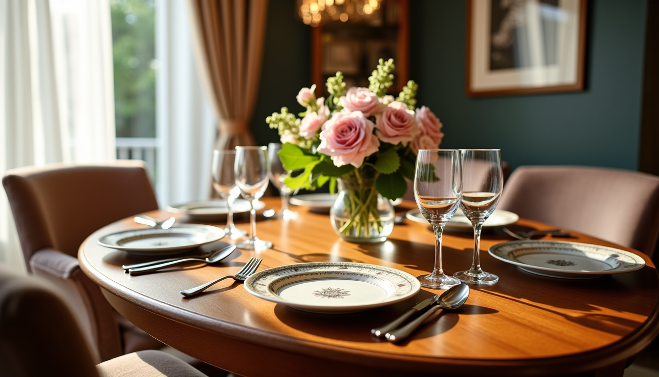 L'art de la table : comment dresser une jolie table conviviale et élégante pour vos invités