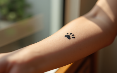 Signification du tatouage patte de chat : Entre douceur, protection et indépendance