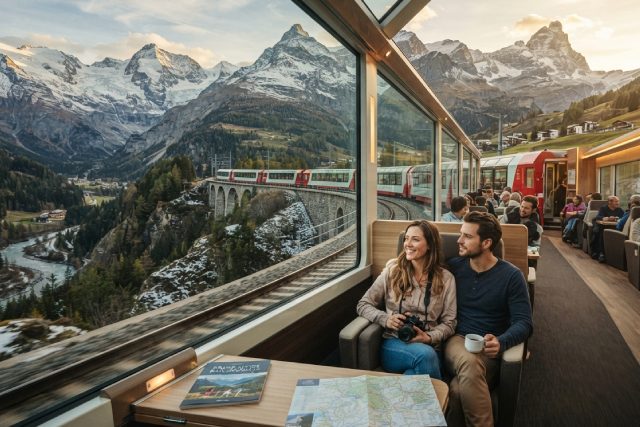 Voyage en train: itinéraires panoramiques à connaître