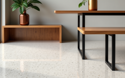 Comment associer terrazzo, bois et métal dans un même intérieur